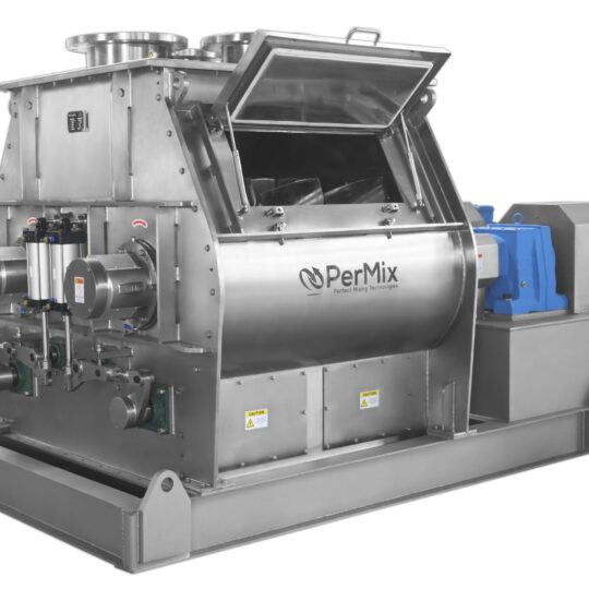 Twin shaft paddle mixer (fluidized bed)
