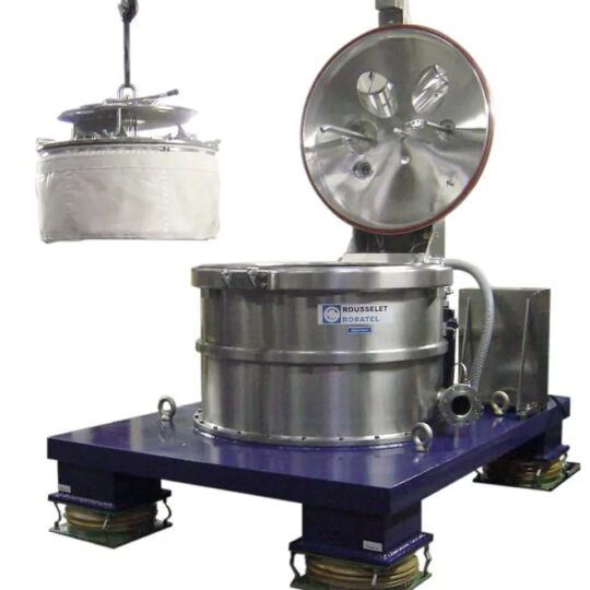 KSA vertical axis basket centrifuges