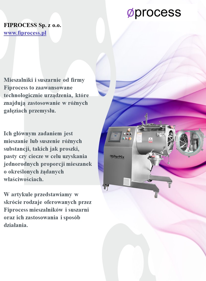 Types of mixers: for powders, pastes and liquids - Fiprocess
