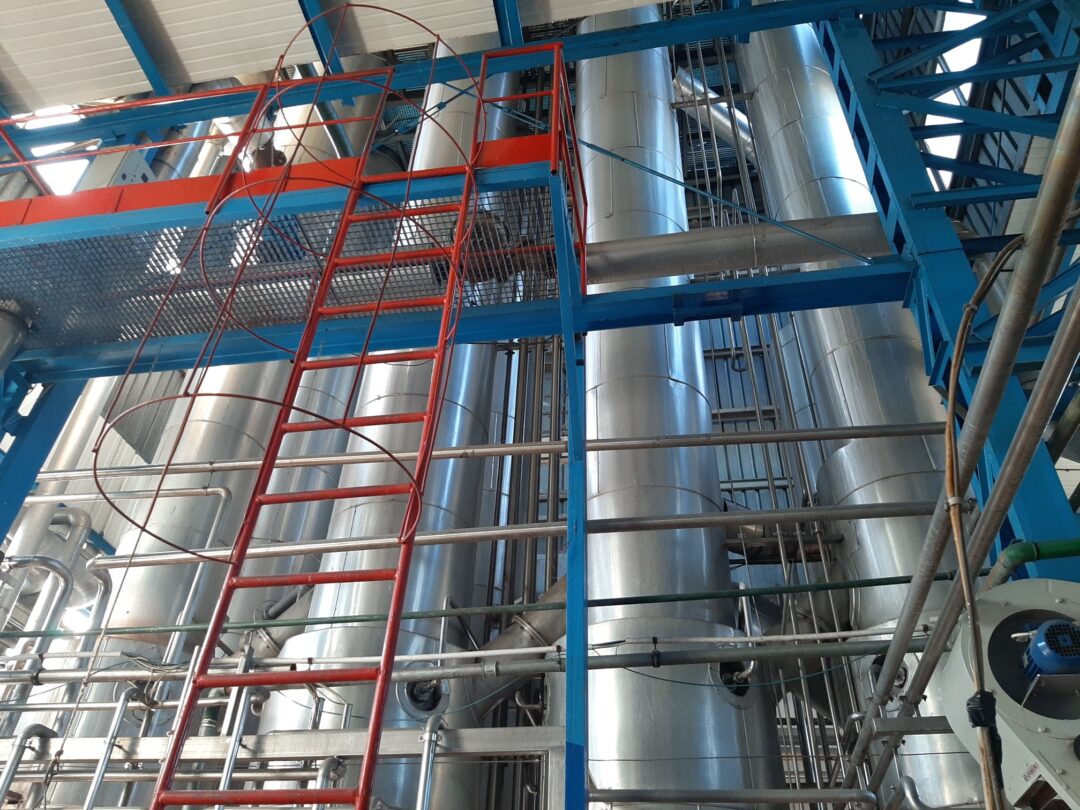 Unipektin juice evaporator station