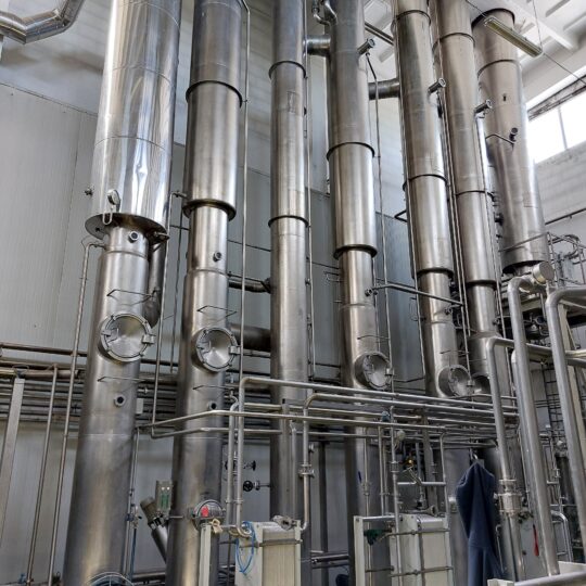5-stage Wiegand evaporator station