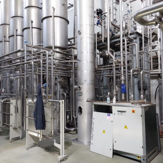6-stage evaporator station